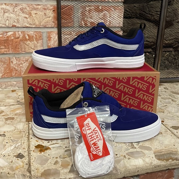 Vans Kyle Walker pro Reflective Blue Print True white - Picture 2 of 10